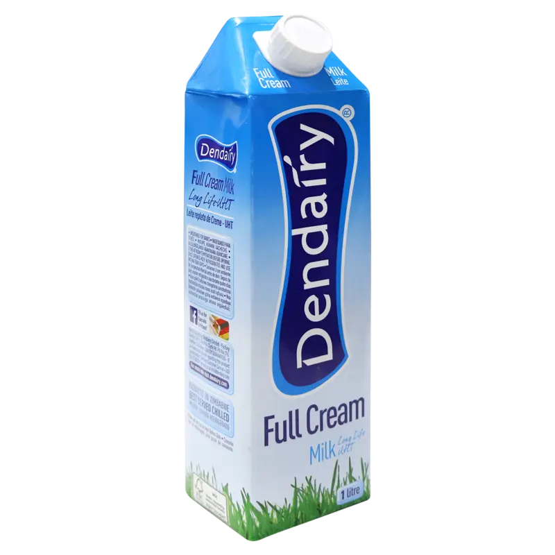1 Litre Dendairy Full Cream Milk